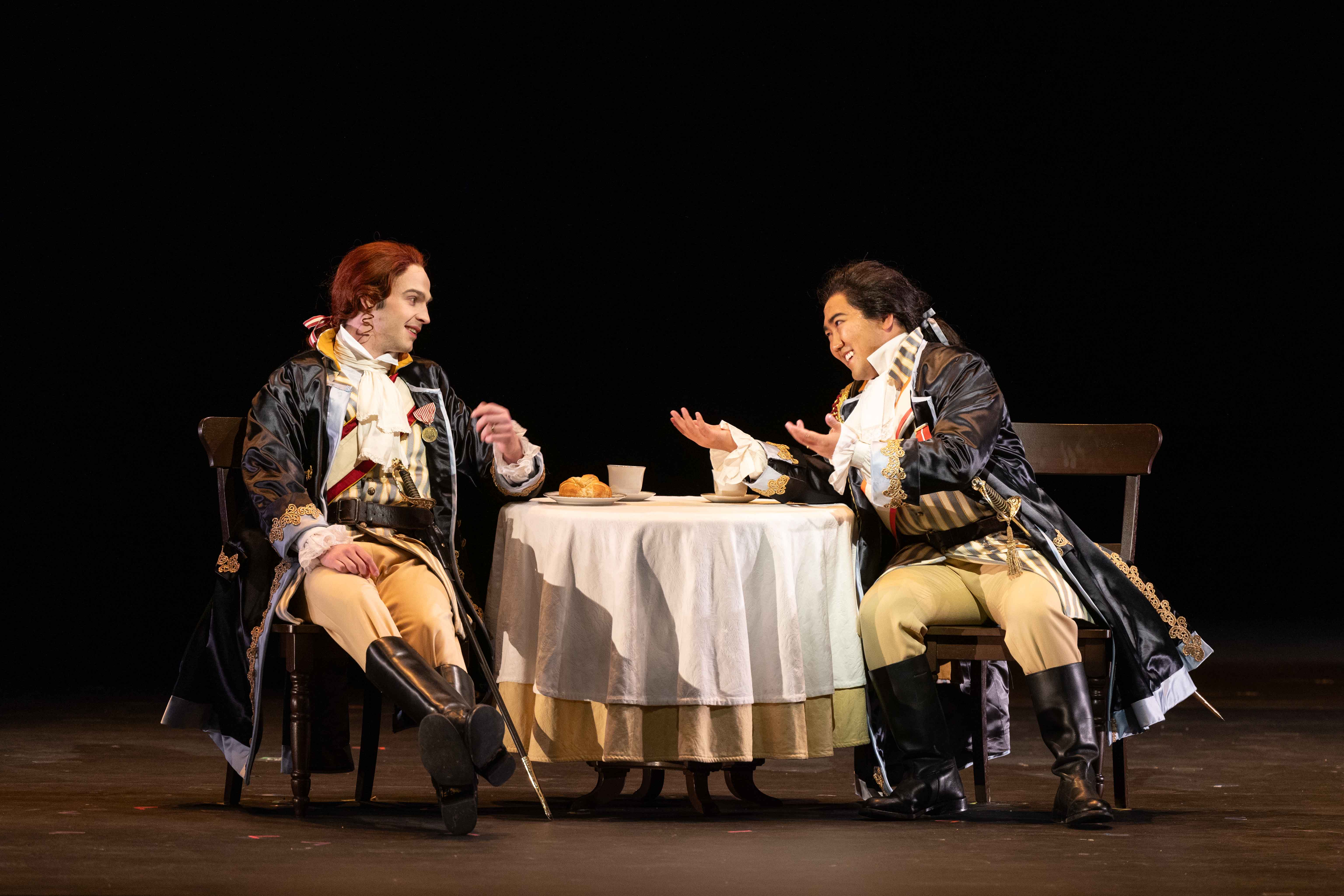 Cole in the Santa Fe Opera Apprentice Scenes as Guglielmo from Mozart's Cosi fan tutte